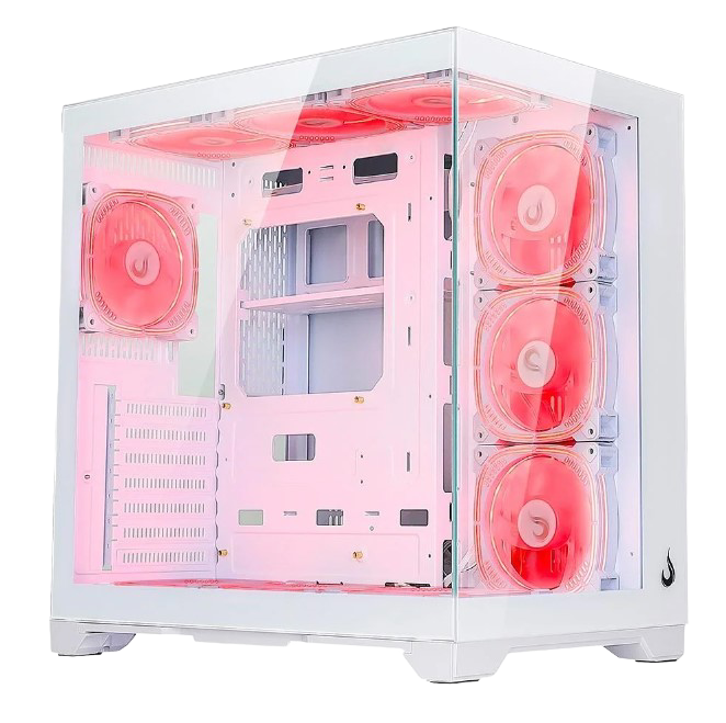 GABINETE GALAXY GLASS STANDARD V2 WHITE ARGB